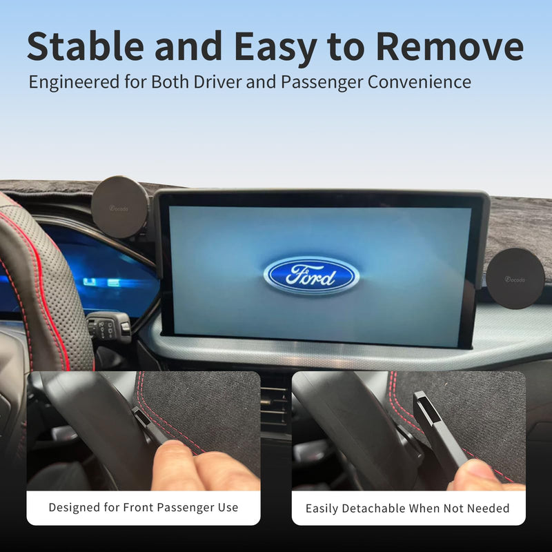 Car Phone Holder for Ford Escape 2023–2026 Accessories, 13.2-Inch Screen Car Phone Mount with Dual Holders, 360° Adjustable Magnetic Phone Holder with MagSafe Support, Does Not Block Air Vents Magnetic holder