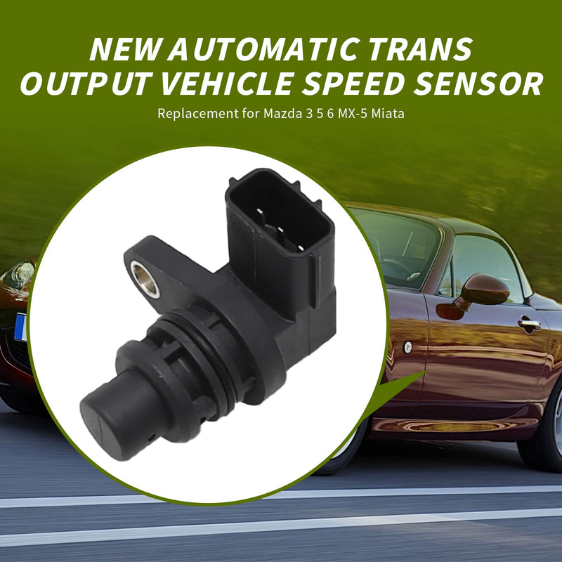 MDEOOSKY Transmission Speed Sensor, Automatic Trans Output Vehicle Speed Sensor, Replacement for Mazda 3 5 6 MX-5 Miata, FN1221551 917649 5S4923