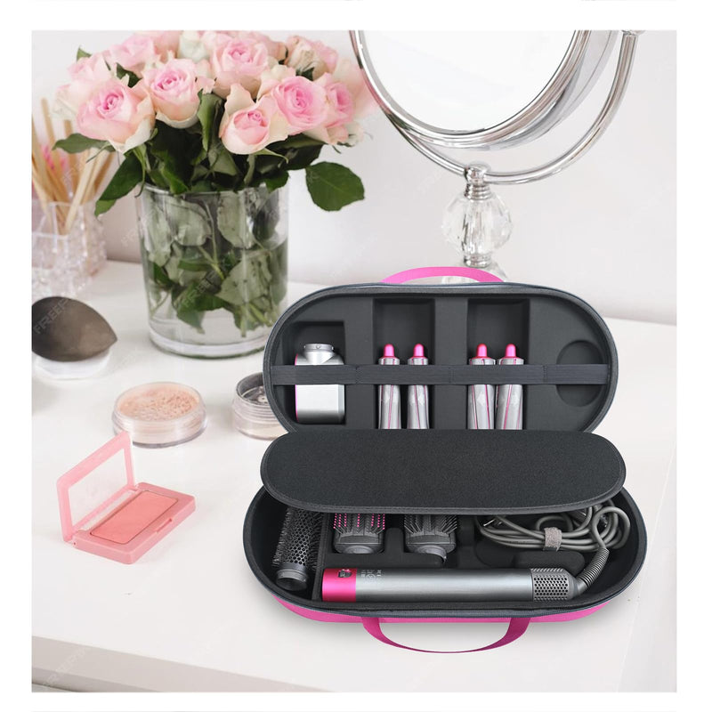  [AUSTRALIA] - RLSOCO Case for Dyson Airwrap i.d. Multi-Styler and Dryer Curly+Coily HS08 (Case Only) - Pink
