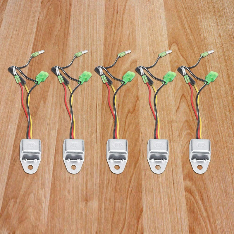 Oil Level Sensor, Oil Pressure Sensor, 5PCS Low Oil Sensor Alarm/ Alert Replacement Oil Sensor for Hond GX160/GX200/GX240/GX270/GX340/GX390