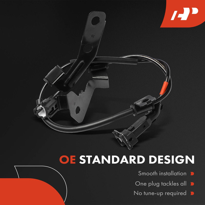 A-Premium 2PCS Wiring Harness for Rear ABS Wheel Speed Sensor Compatible with [FWD] Hyundai Santa Fe Sport 2013-2016 & Kia Sorento 2014-2015 - Without Sensor