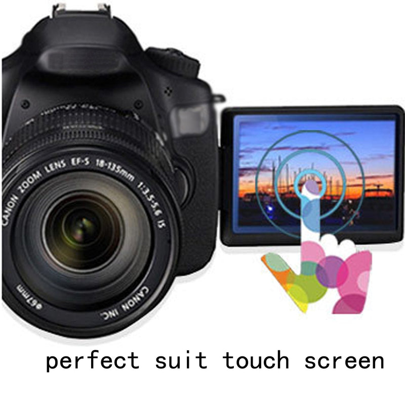 Glass Screen Protector Compatible for Canon Powershot sx740 hs sx730 hs, Clear Tempered Glass Hard Protective Shield Film Cover (3pack)