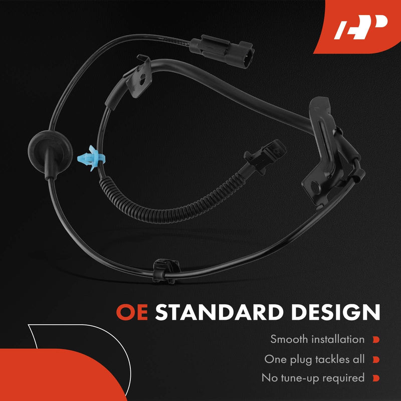 A-Premium ABS Wheel Speed Sensor Compatible with Dodge & Jeep Models - Caliber 2007-2008, Compass/Patriot 2007-2014, 4WD - Rear Driver and Passenger Side, (2-PC Set), Replace# 05105065AC, 5105065AC