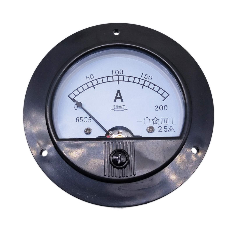 DC 0~200A Analog AMP Current Pointer Needle Panel Meter Ammeter and Shunt