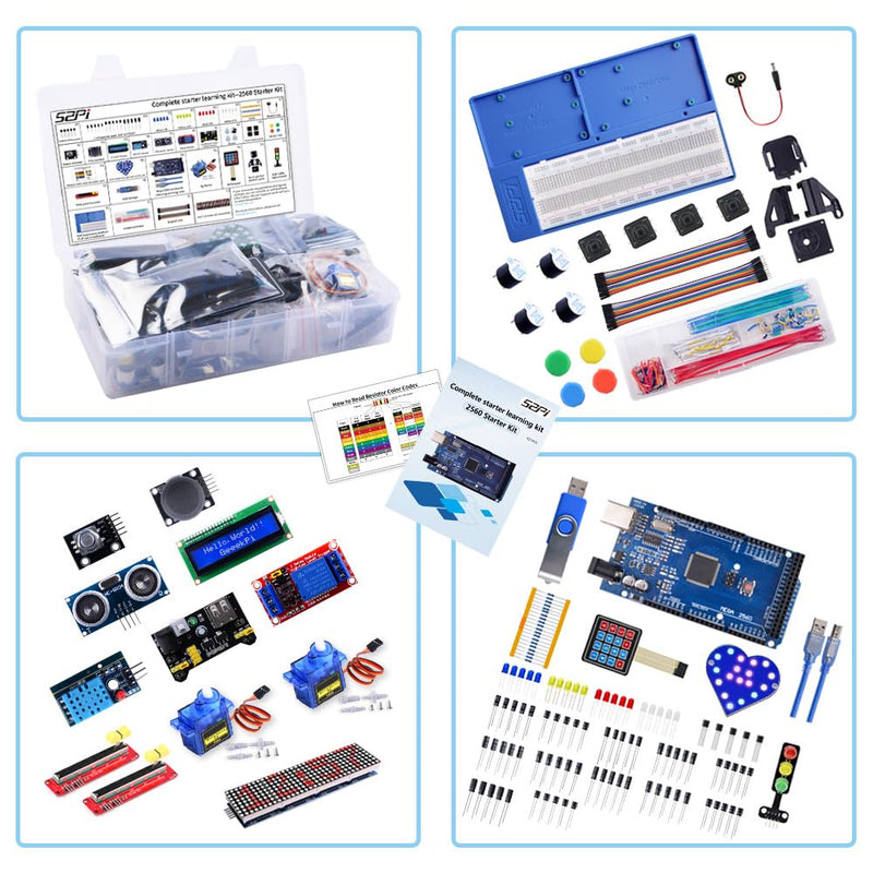 GeeekPi Complete Starter Kit for MEGA 2560 R3 with Tutorial