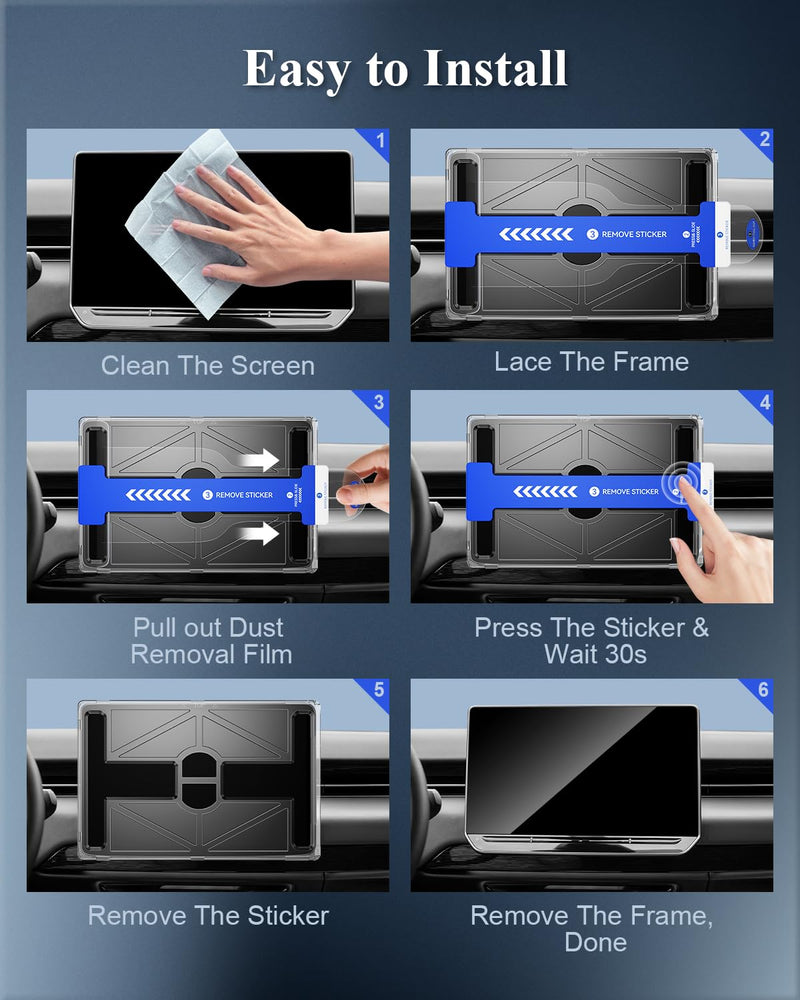 BIBIBO Upgraded 15"for 2025 2026 VW Tiguan Screen Protector for 2025-2026 Volkswagen Tiguan (S/SE/SE R-Line Black) 15 Inch Touchscreen Tempered Glass Anti-Scratch Ultra-Clear (Not for 12.9"Touchscreen) 15"2025+Tiguan (w/-Frame)