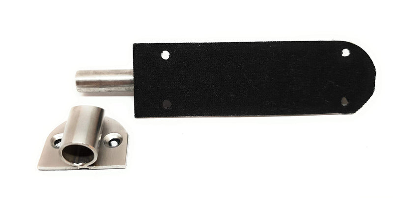 SSISKCON 10mm x 8 Inch Stainless Steel Barrel Bolt Sliding Door Latch, Heavy Duty Slide Lock, Premium Brushed Satin 32D (630), Safety Purpose 8 inch Satin Premium