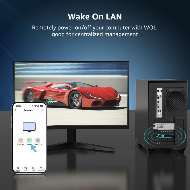 5Gb Base-T Network Card, Realtek RTL8126 Controller, NICGIGA 5G PCIe Ethernet Adapter Support WOL, 5Gbe RJ45 Port NIC Card, Windows10/11/Windows Server/Linux NIC-5G