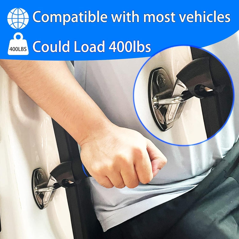 Car Door Handle for Elderly Car Assist Support Handle Multifunction Car Door Latch Bar for Seniors and Handicapped(Blue) Blue
