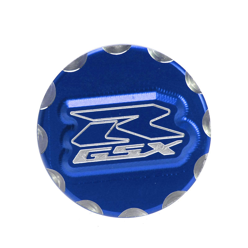 Engine Oil Filler Cap Screw,Compatible with Suzuki GSX-R 600 2002-2020,GSX-R 750 2002-2020,GSX-R 1000 2003-2020 (Blue) Blue