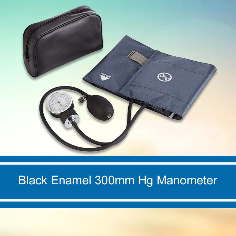 McKesson Standard Aneroid Sphygmomanometer, Large Cuff, Navy Blue, 34 cm to 50 cm, 1 Count Large Adult Cuff (1 Count)