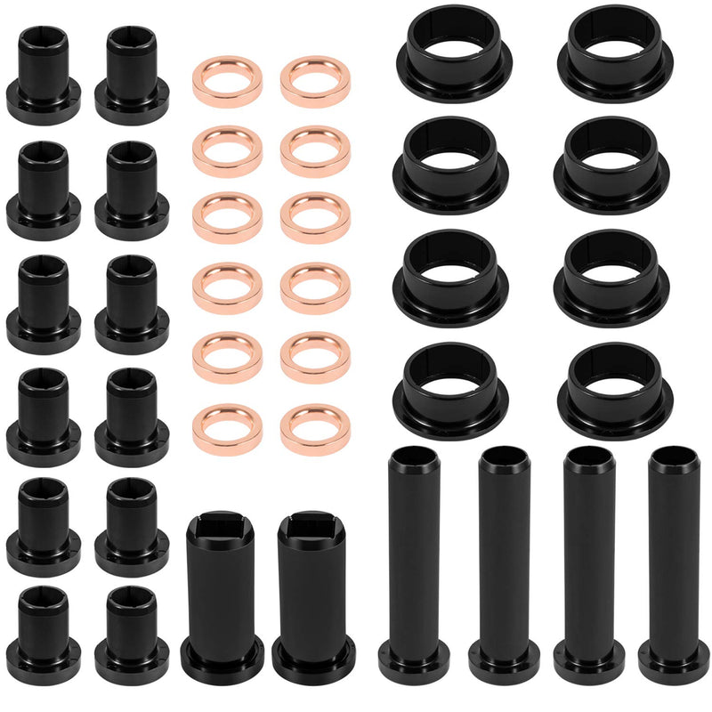 Rear Suspension A-Arm Bushing Kit for Polaris Sportsman 500 RSE Sportsman 400 4x4 700, Lower Control Bushings A-Arm Short & Long Bushings + Spacers Set (38Pcs)