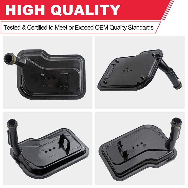 6L80E 6L90E Automatic Transmission Filter Kit Fits for Chevy Express Silverado 1500 2500 3500 Suburban Cadillac Escalade XLR STS SRX GMC Canyon Savana Sierra Yukon Replaces# 24236933 24236517