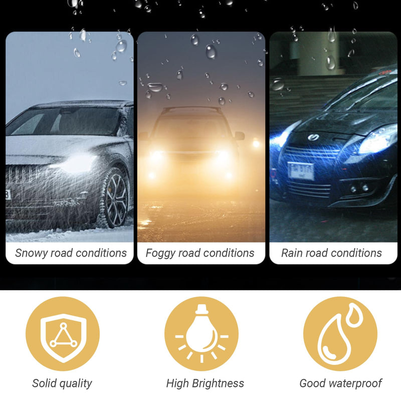 2 PCS PSY24W Car Fog Light Bulb, 12V Daytime Running Lamps, Turn Signal Bulb, Brake Light, Reversing Light Bulb, Automotive Clear Glass Bulbs Lighting Accessory, Universal for Most Cars (Amber) 2 PCS Amber #PSY24W