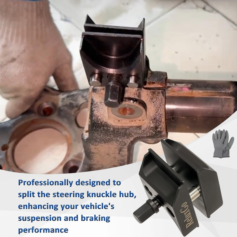 Universal Suspension Strut Split Hub Steering Knuckle Spreader Tool, Strut Spreader Tool, Compatible with Volkswagen Audi BMW Ford Peugeot Citroën