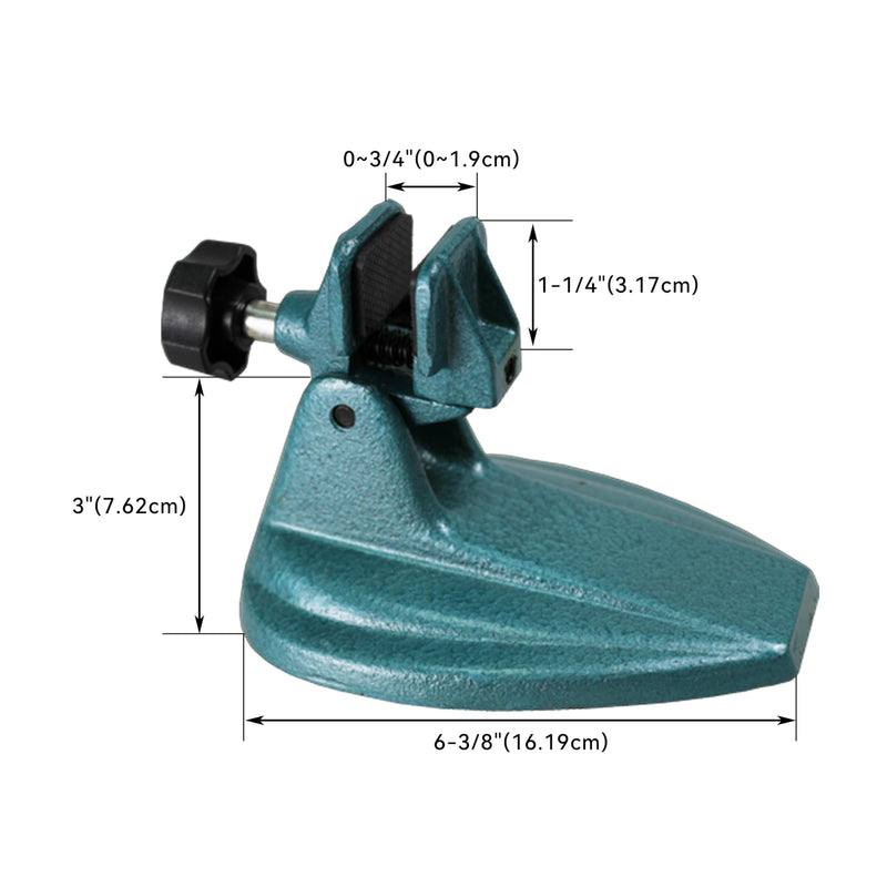 TEXALAN(R) Precision Micrometer Stand Holder Base Cast Iron for 0-4" Micrometers