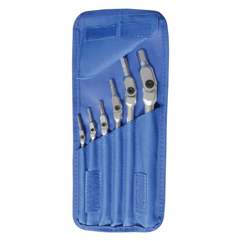 Bondhus K10 HEX-PRO Pivot Head Wrench Set,Incl Sizes: 3, 4, 5, 6, 8 & 10mm 6PC, One Size