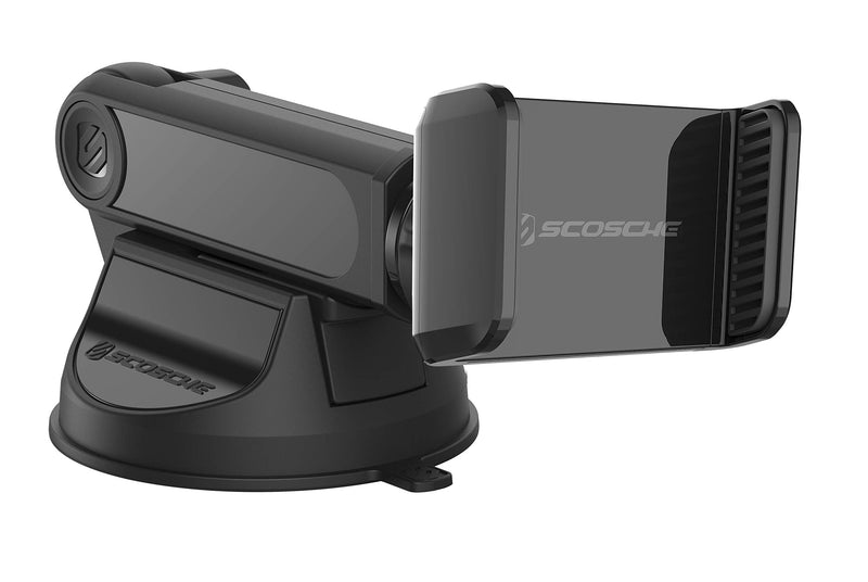 Scosche UH4WDEX2-SP Extendo Mount Car Phone Holder Windshield/Dashboard | StickGrip Base | Telescoping Adjustable Arm | Black (Pack of 2)
