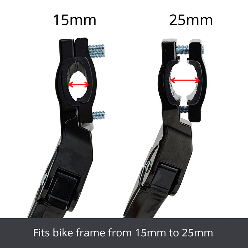 N+1 Adjustable Rear Side Kickstand for Mountain, eBike, Road, City & Heavy Bikes - 26"-29" Inch