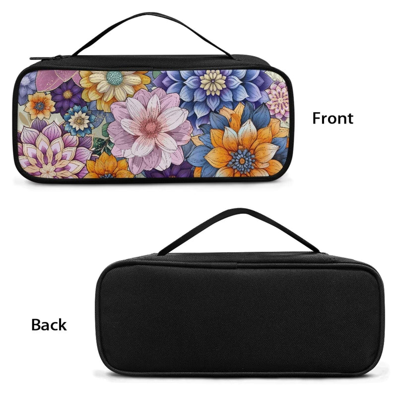 Boho Flower Stethoscope Carrying Case Large Stethoscope Holderwith Handle Portable Hard Organizer Storage Bag for Nurse Essentials for Work Boho Flower
