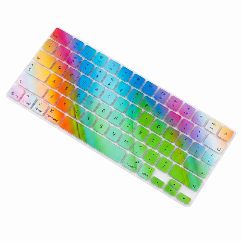 Keyboard Cover Skin Protector Compatible with 2026 MacBook Neo 13" A3404 (Touch ID), Keyboard Cover for MacBook Neo -US ANSI Layout -Colorful