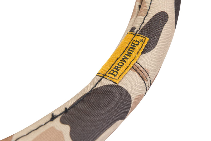 Browning Steering Wheel Covers for Car, Truck, and SUV, Durable Steering Wheel Cover Protection, Arms Co. (Tan Duck Camo) Arms Co. (Tan Duck Camo)