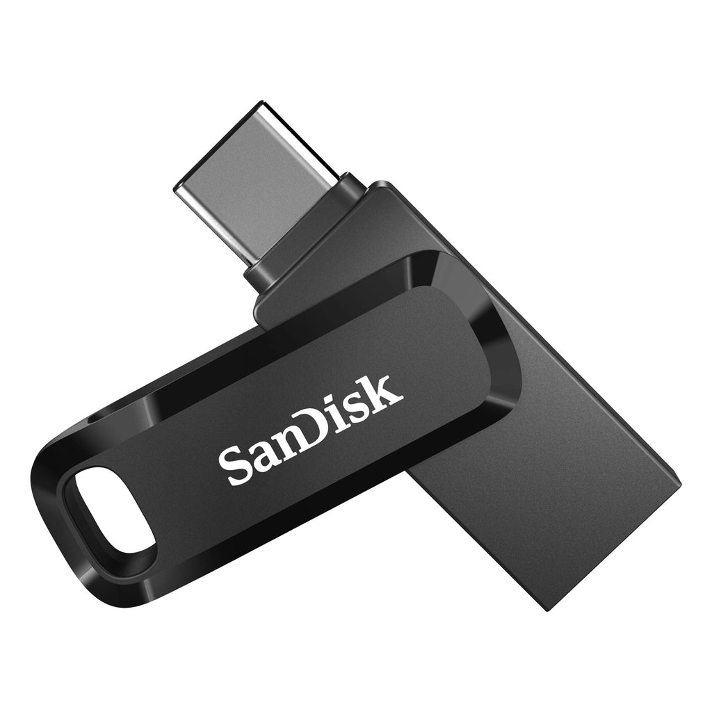 SanDisk 64GB Ultra Dual Drive Go USB Type-C Flash Drive - SDDDC3-064G-GAMZ46 Black Up to 300 MB/s