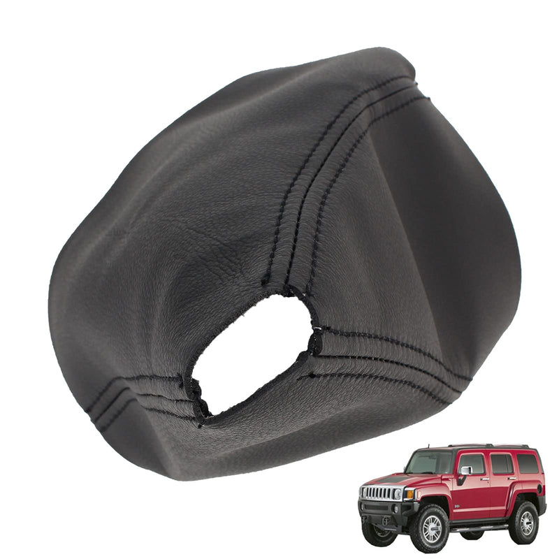 AUTOKAY Leather Shifter Boot Shift Cover for Hummer H3 Automatic 2005 2006 2007 2008 2009 2010 2011