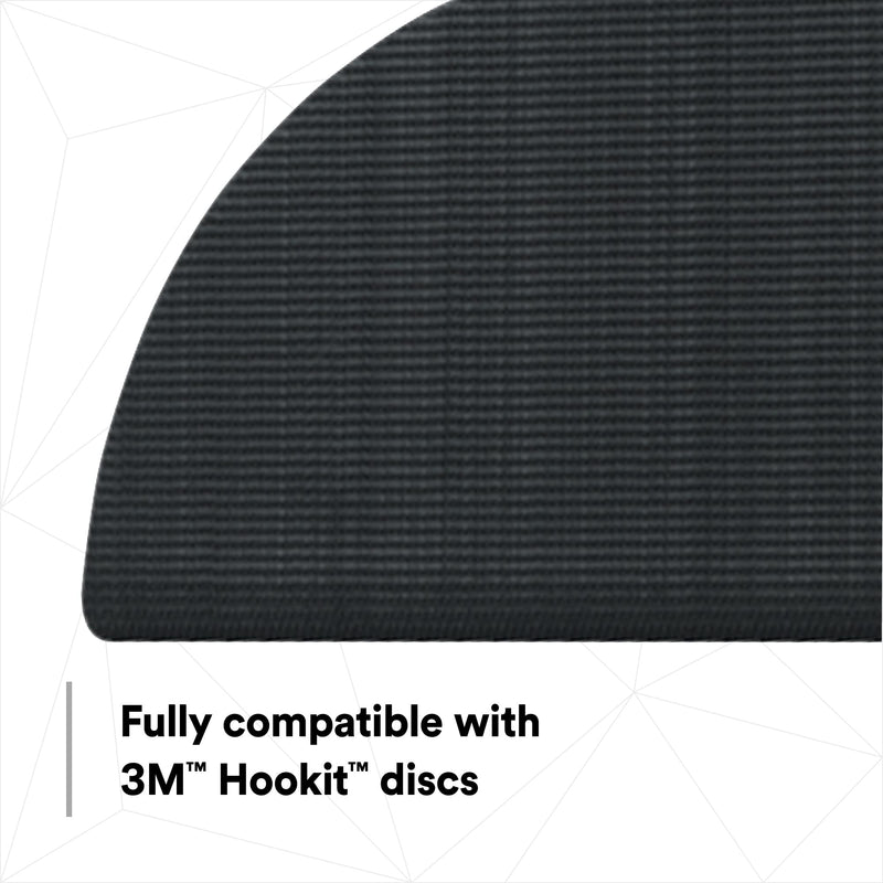3M Hookit Half Round Pad 05792, 6 in, Medium Density Foam 1 Count (Pack of 1)
