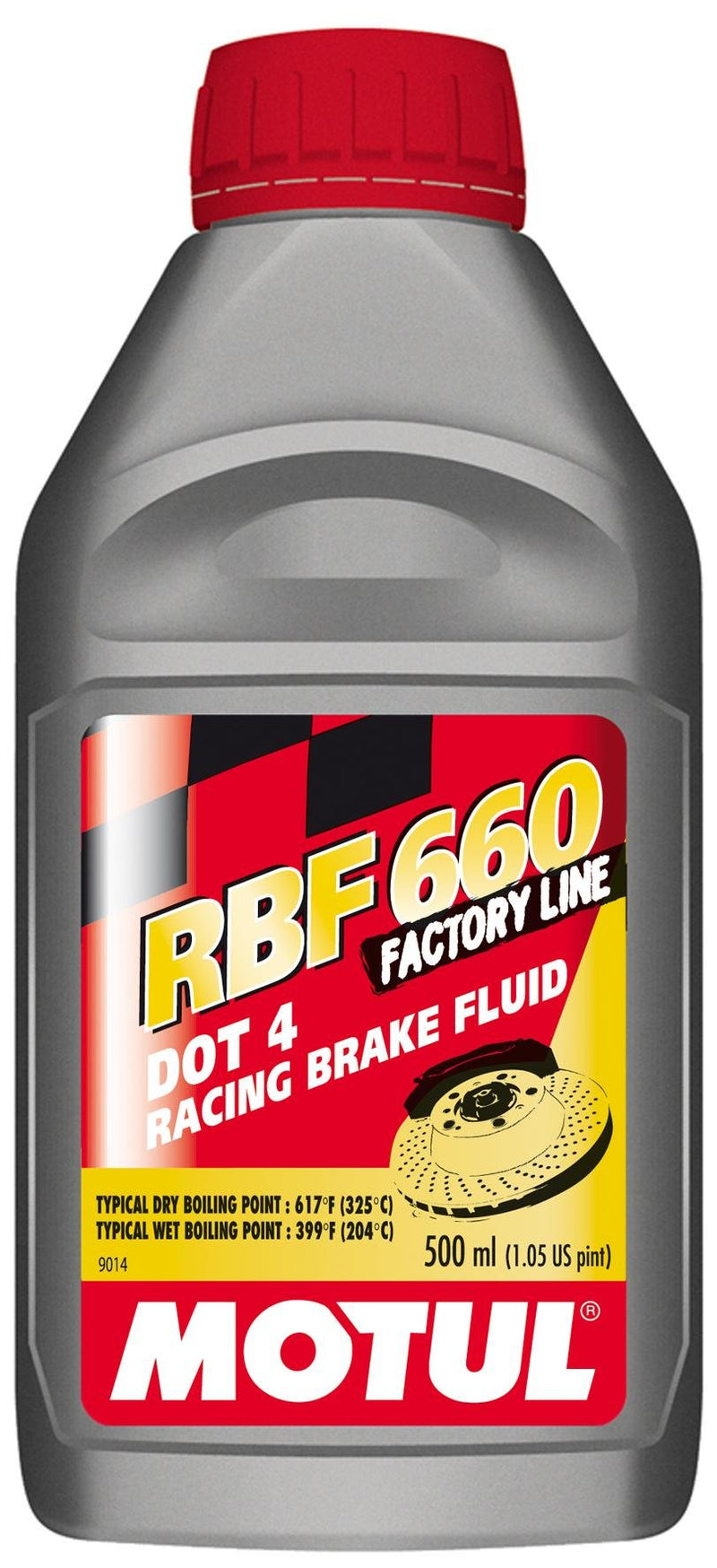 Motul 101667 RBF 660 Dot-4 100 Percent Synthetic Racing Brake Fluid - 500 ml 1