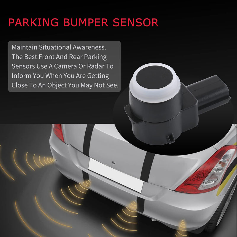  [AUSTRALIA] - JDMSPEED Set of 4 Pcs Rear Bumper Backup Parking Sensor w/O-Ring Replacement for Chevrolet Cadillac GMC Chevy Saturn Buick Replaces 25961317 15239247 25961321 21995586 25962147 Parking Assist Sensors