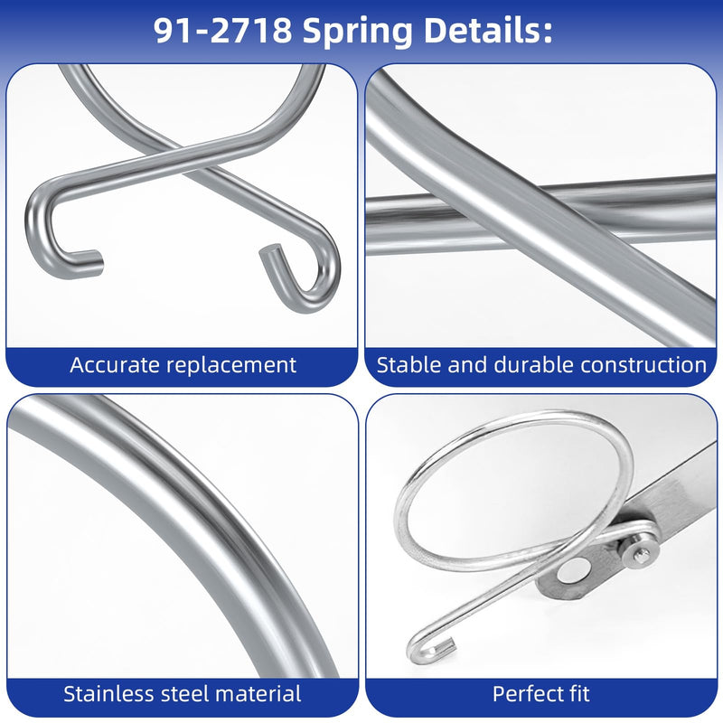 91-2718 Door Springs Fit for Market Forge Kit, One Pair-Right and Left Door Spring Compatible with Door Lift STM-E STM-ED STM-EDX STM-EL