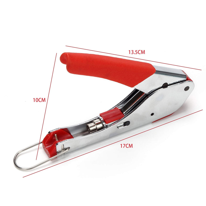 Network Tool Kit Professional Coax Crimper Tool Kit Coaxial Compression Stripping Tool Set Crimper Krone Punch Down Tool in a Zipper Case