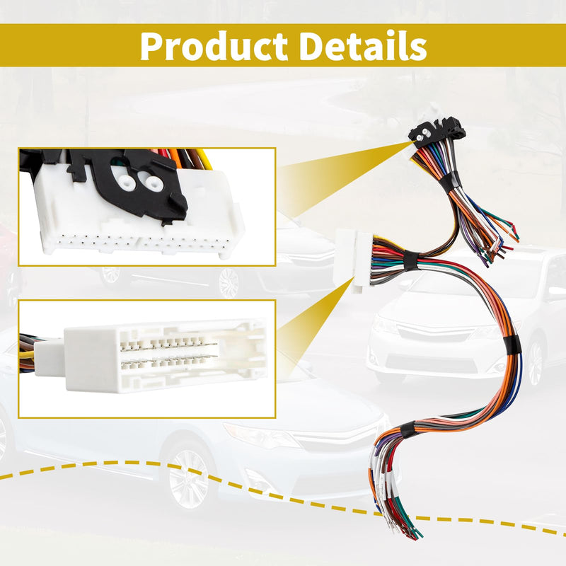 Speaker Connection Harness Fit for Toyota Lexus 2007-2021 Replace APH-TY02 | Car Amplifier Interface Harness, Adapter Wiring Harness