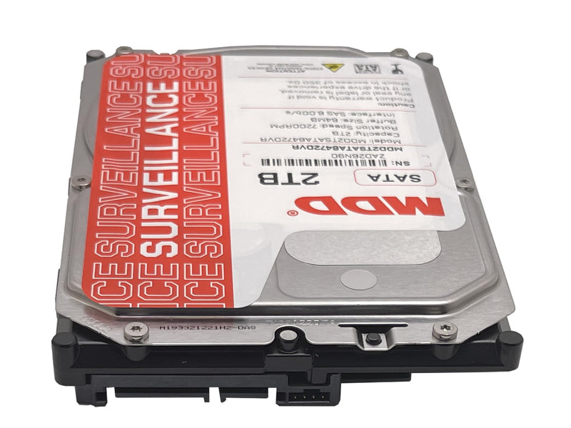 MDD 2TB 64MB Cache 7200RPM SATA 6.0Gb/s 3.5inch Internal Surveillence Hard Drive - MDD2TSATA6472DVR