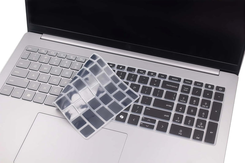 Keyboard Skin Compatible for 2026 HP OmniBook 5 Laptop 16-cf 16-ch 16-bp 16-bm Series 16" & OmniBook 3 16-bw/by/bu 17-dm/dn Series (Not for 16t-ba100 16z-ag100/bc100 16-af/ag/fb 16-bc/bf/ba) Black Compatible for OmniBook 5 16-cf
