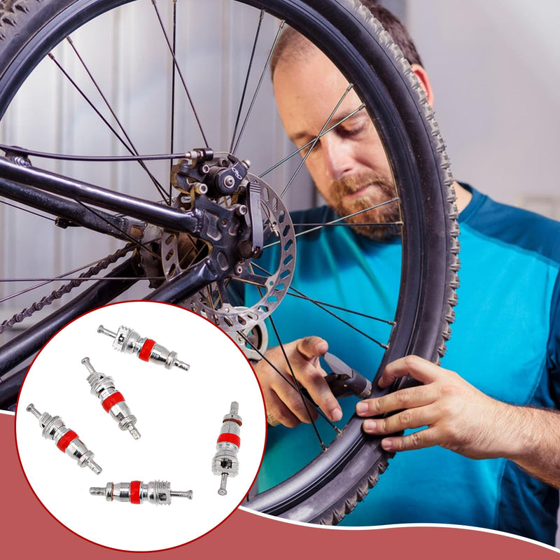 200pcs Valve Stem Cores Replacement Kit, Tire Valve Stems Standard Valve Core Universal Tire Valve Core Kit, Premium Tyre Tire Valve Cores for Most Models of Cars, Trucks, Motorcycles and Bicycles