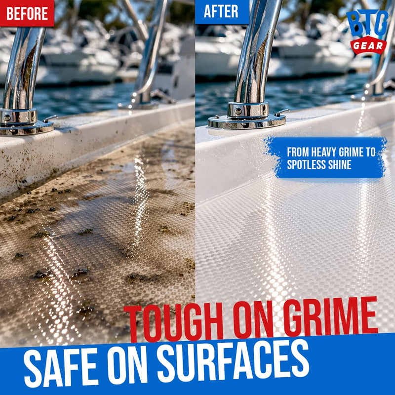 Boat Non-Skid Deck Cleaner & Wash | Convenient Tablets | Lift Dirt & Stains | Makes 6 Gallons