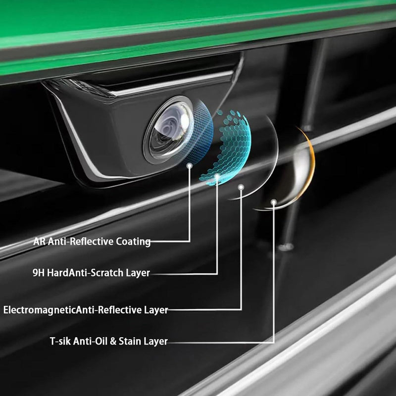 Car Camera Lens Protector, 2PCS Lens Guard for Car Camera, High-Transparency Protective Lens Guard for Car, Scratch Resistant & Easy Adhesive Installation