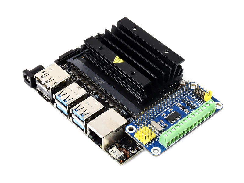 Waveshare High-Precision AD HAT, Compatible with Raspberry Pi 5/4B/3B/Zero/Zero W/Zero 2W/Pico/Pico W/Pico WH and Jetson Nano, ADS1263 10-ch 32-bit ADC