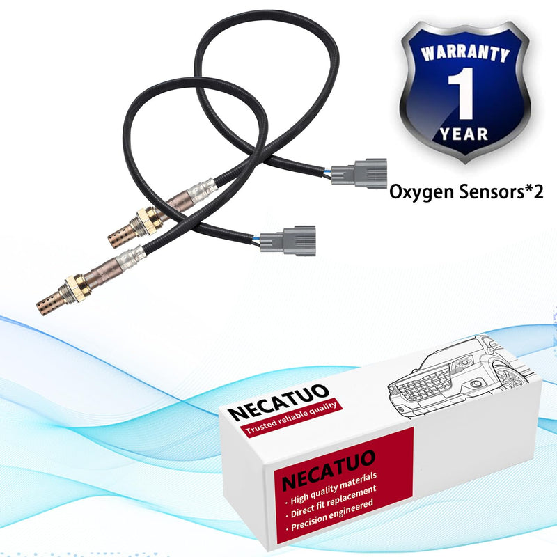 234-4162 Upstream Downstream (Set of 2) O2 Oxygen Sensor Heated Air Fuel Ratio Compatible with 1994-2004 Toyota 4Runner, Pickup, Sequoia, T100, Tacoma, Tundra for 8946509210 8946509220 234-4162/8946509020 2 PCS