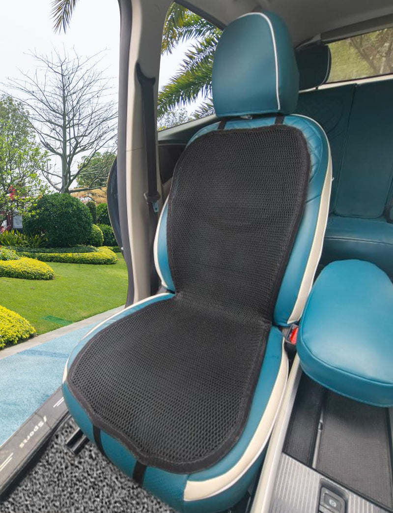  [AUSTRALIA] - YUNZLAN Summer Cooling Ventilated Mesh Seat Cushion for Car,Universal Breathable Vented Seat Cover Fis Cars SUVs Trucks Vans Pickups for Driving Seat – 40.5" x 18" – Black