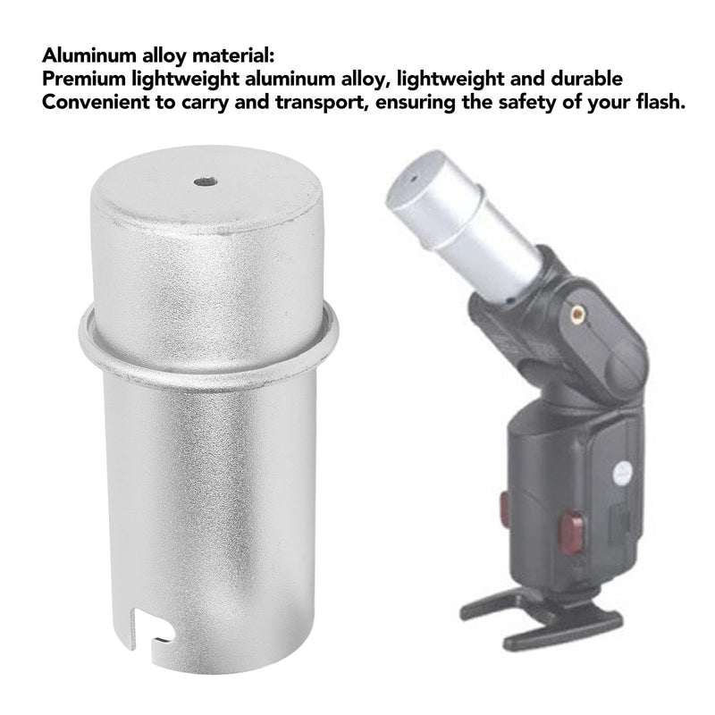 Flash Lamp Tube Bulbs Protector Cover for Godox AD200 AD200 Pro AD360II Flash 2 Pack, with Easy Installation & Aluminum Alloy Material