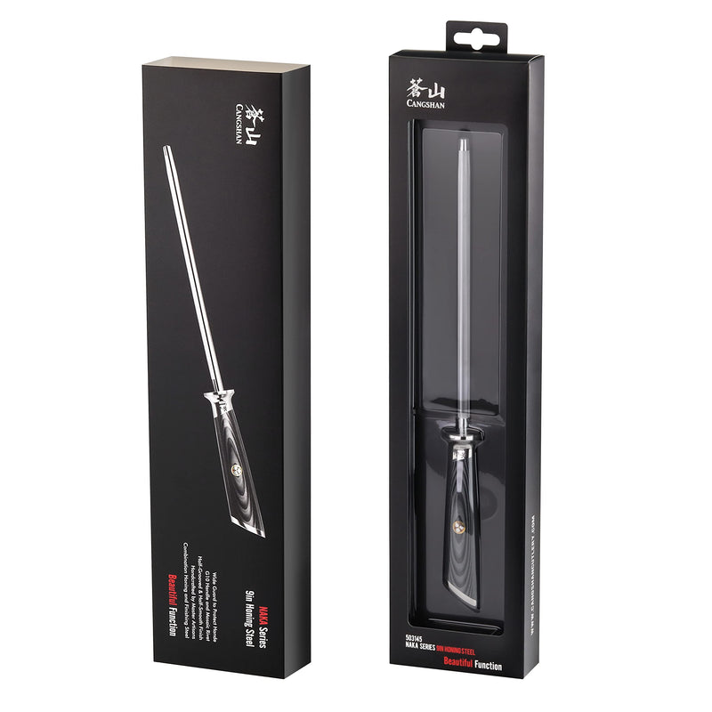 Cangshan NAKA Series 503145 High-Carbon 9-inch Honing Steel