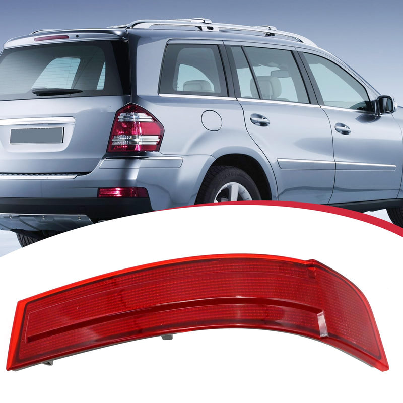  [AUSTRALIA] - Set of 2 1648201174 Rear Bumper Warning Lamps Reflector Red Lens, Replacement for Mercedes Benz X164 X164 GL320 GL450 GL550 2007-2009, Replaces 1648201274