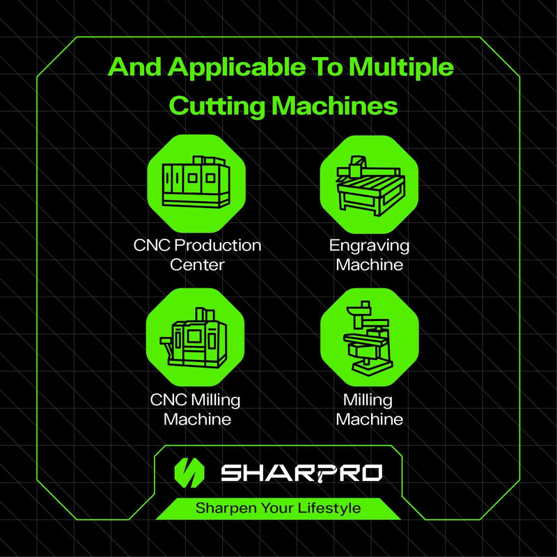 3PCS Compression CNC Router Bit 1/4 Inch Shank and 1/8 Inch Cutting Dia. 3/4 Inch CL. 2-1/2 Inch OVL. Solid Carbide Up&Down CNC Bits for Wood Cutting, Slot Mortise(Coating) 1/8"DIA - 1/4"SHK - 3/4'' CL - 2-1/2'' OVL(Coated)