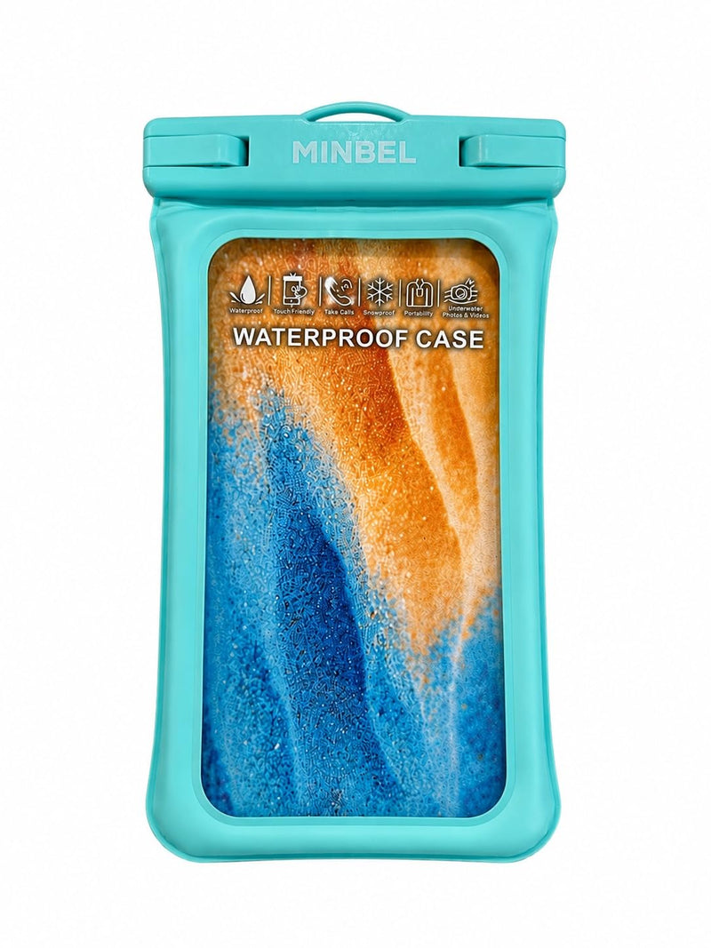 Floating IPX8 Waterproof Phone Case 2 Pack with Adjustable Lanyard