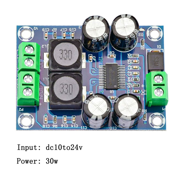 gotor tpa3118 Amplifier Board 60w tpa3118 Mono amp Board Stereo 24 to 10v | digital power amplifier board dc 24v to 10v for home theater car audio speaker diy project