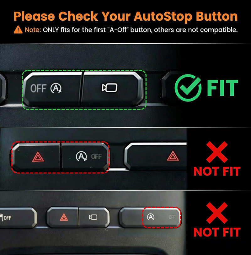 Auto Start Stop Eliminator Fit for Ford F-150 2021 2022 2023 2024 2025, Plug & Play Automatic Start-Stop Deactivate Harness, A-Off Disable Adapter with Smart Memory Function