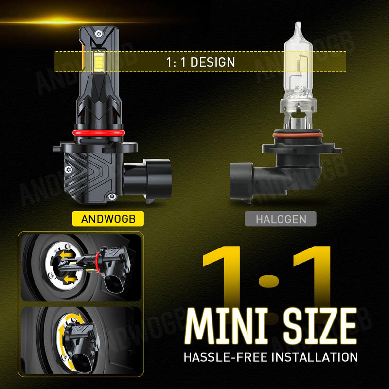 Light Bulbs Compatible for 1999 2000 2001 2002 2003 2004 2005 2006 Chevy Silverado 1500 Lights 2500HD 3500 Off-road High Low Beam, Plug n Play, 48000 Lumens 800% Brightness, Pack of 4 Compatible for 1999-2006 Silverado